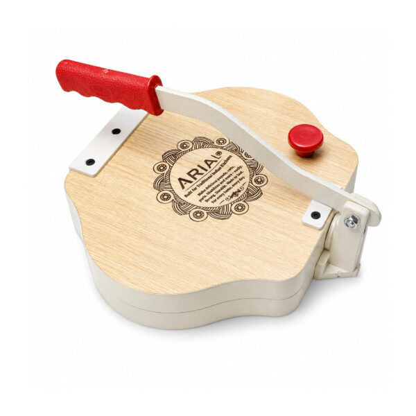 ARIAL Wooden Puri, Papad Press Machine and Khakhra Maker, Heavy Duty with Strong Handle (10 Inch)